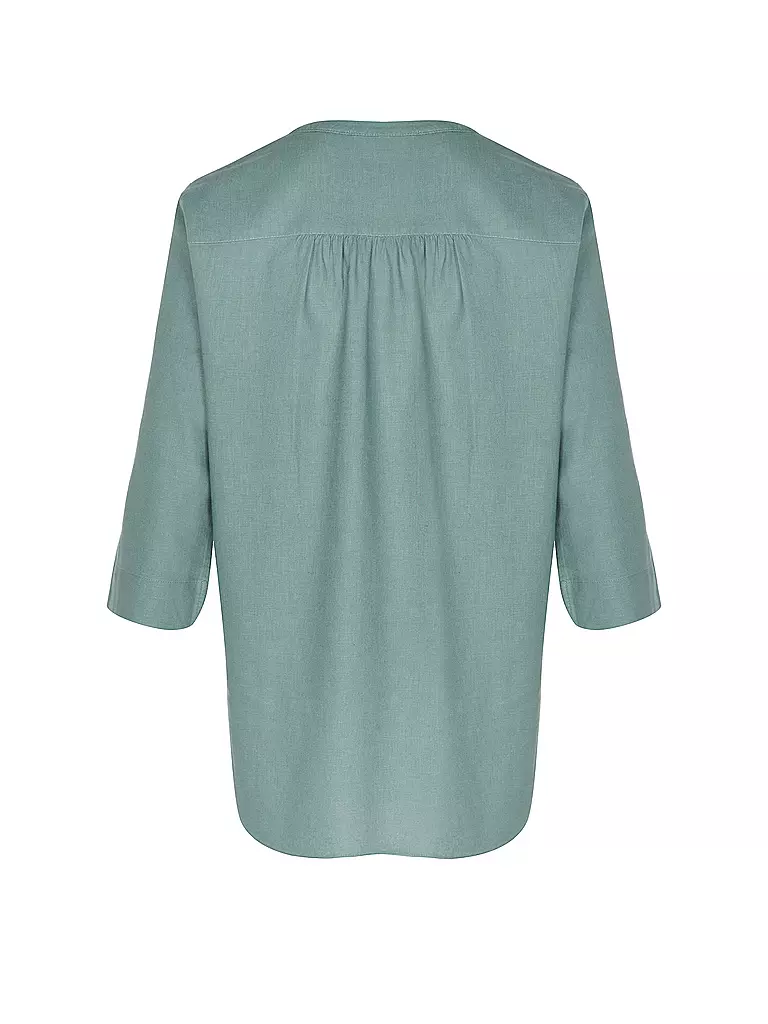 S.OLIVER | Leinenbluse | Petrolio