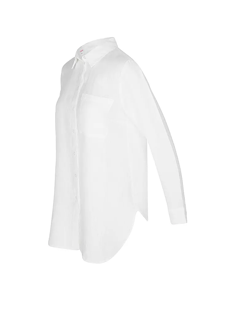 S.OLIVER | Leinenbluse | Bianco