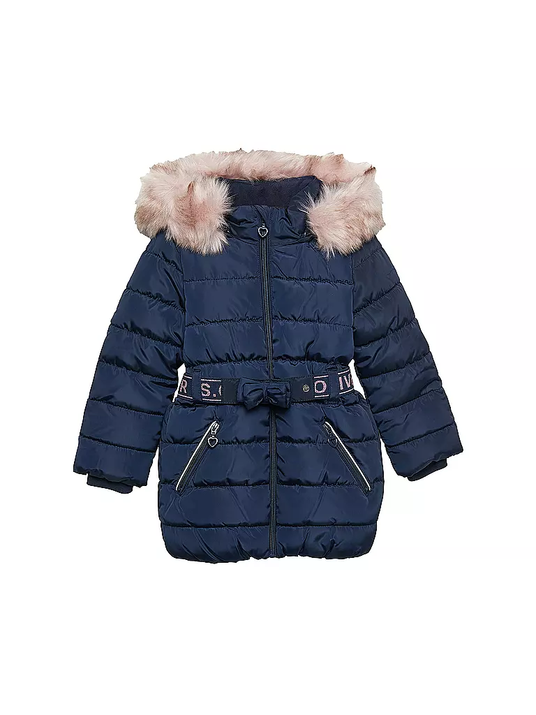 S.OLIVER | Mädchen Steppmantel | Blu scuro