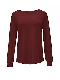 S.OLIVER | Langarmshirt | Rosso scuro