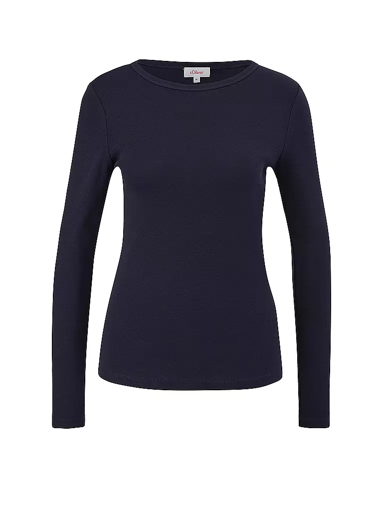 S.OLIVER | Maglietta a maniche lunghe | Blu scuro