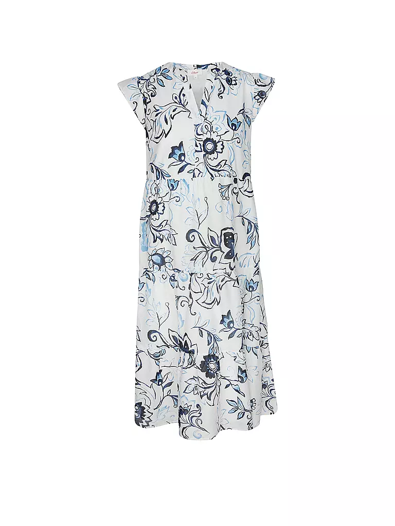 S.OLIVER | Midikleid | Bianco