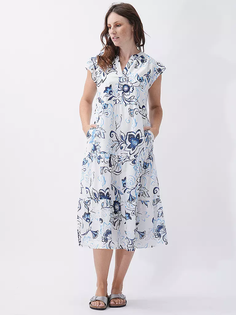 S.OLIVER | Midikleid | Bianco