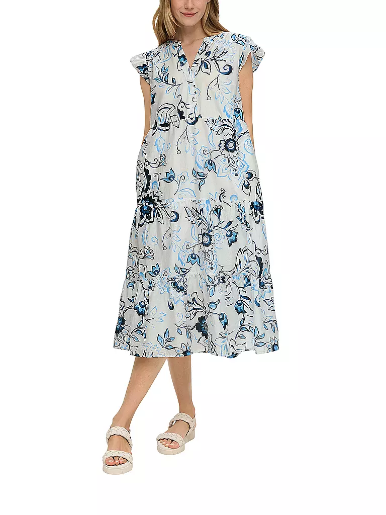 S.OLIVER | Midikleid | Bianco