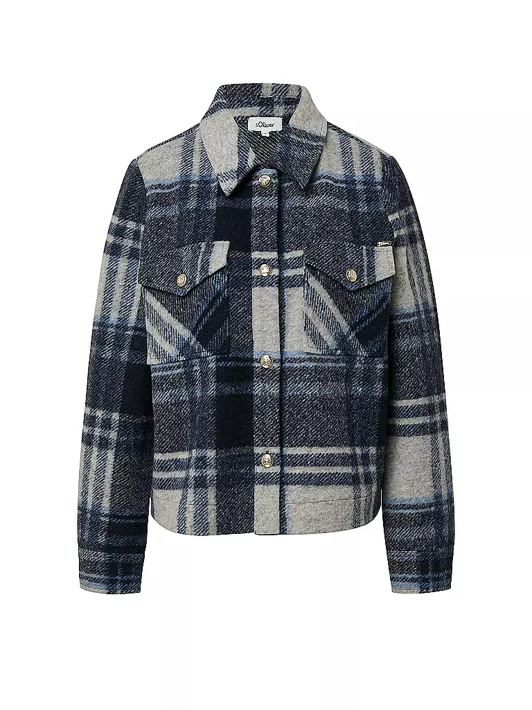 S.OLIVER | Overshirt | Blu scuro