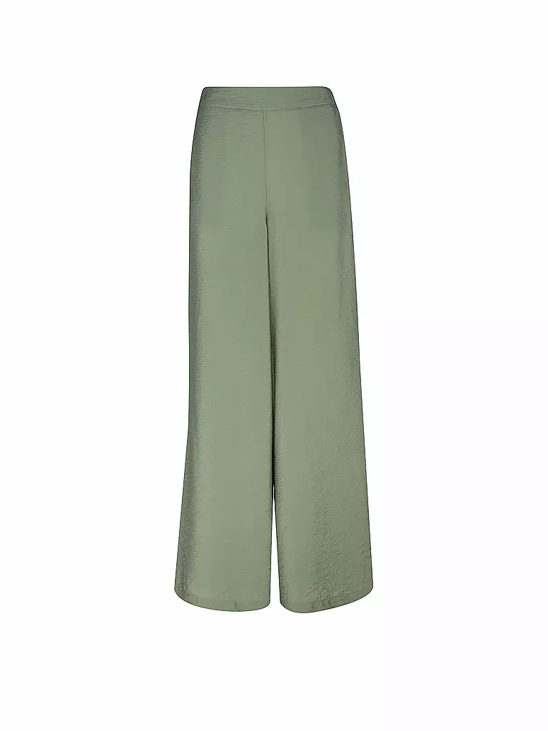 S.OLIVER | Pantaloni a gamba larga | Oliva
