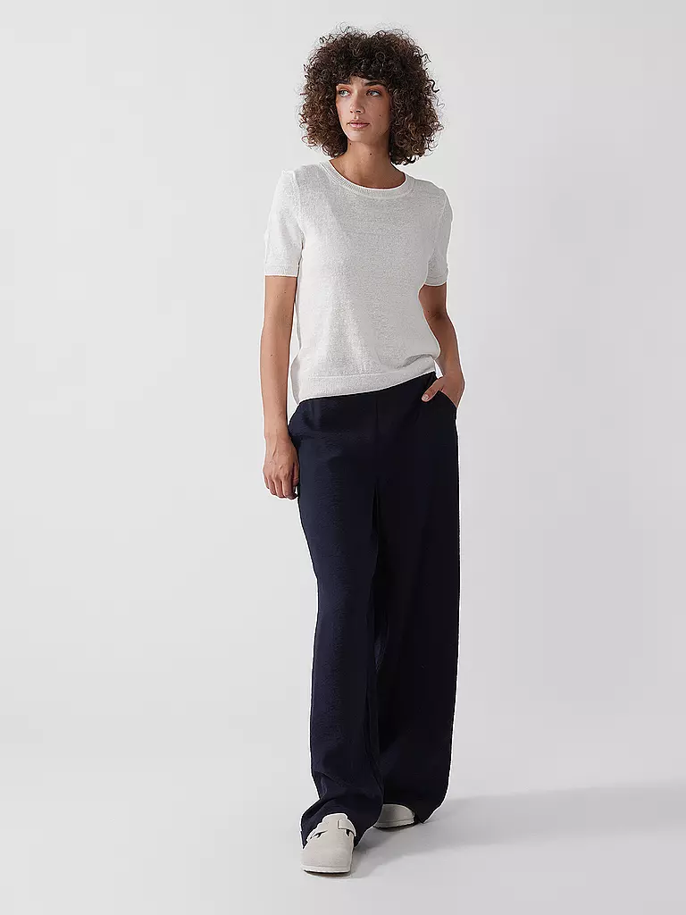 S.OLIVER | Pantaloni a gamba larga | Blu scuro