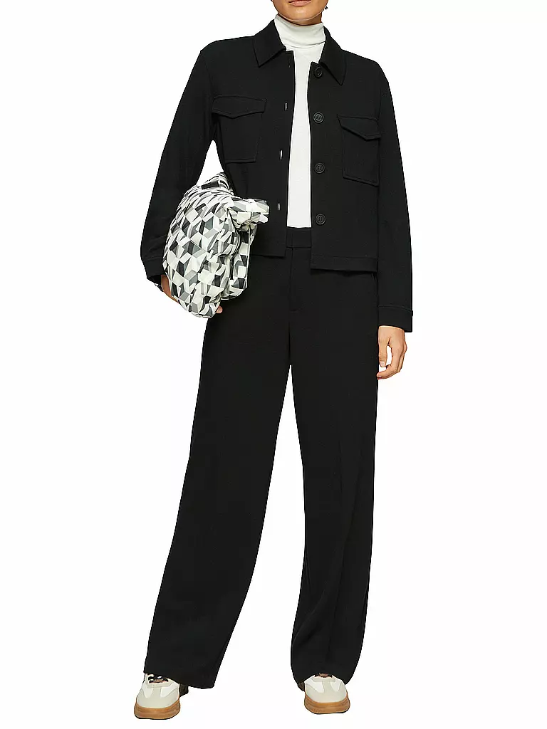 S.OLIVER | Pantaloni business | Nero