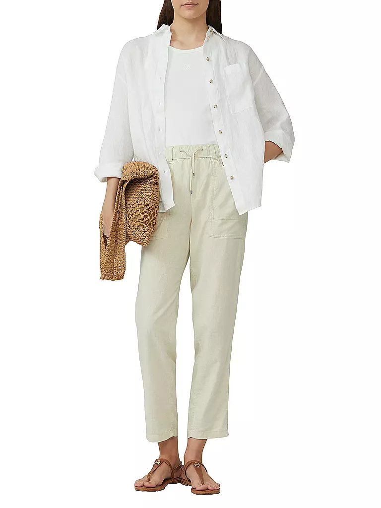 S.OLIVER | Pantaloni Jogging Fit | Crema