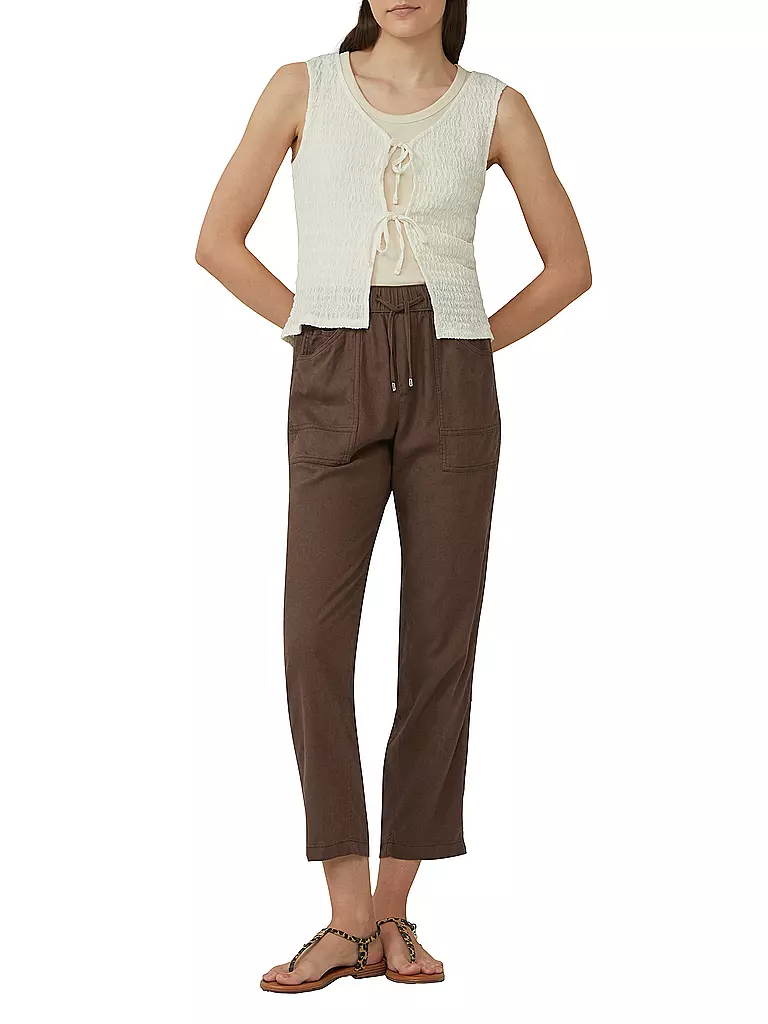 S.OLIVER | Pantaloni Jogging Fit | Marrone