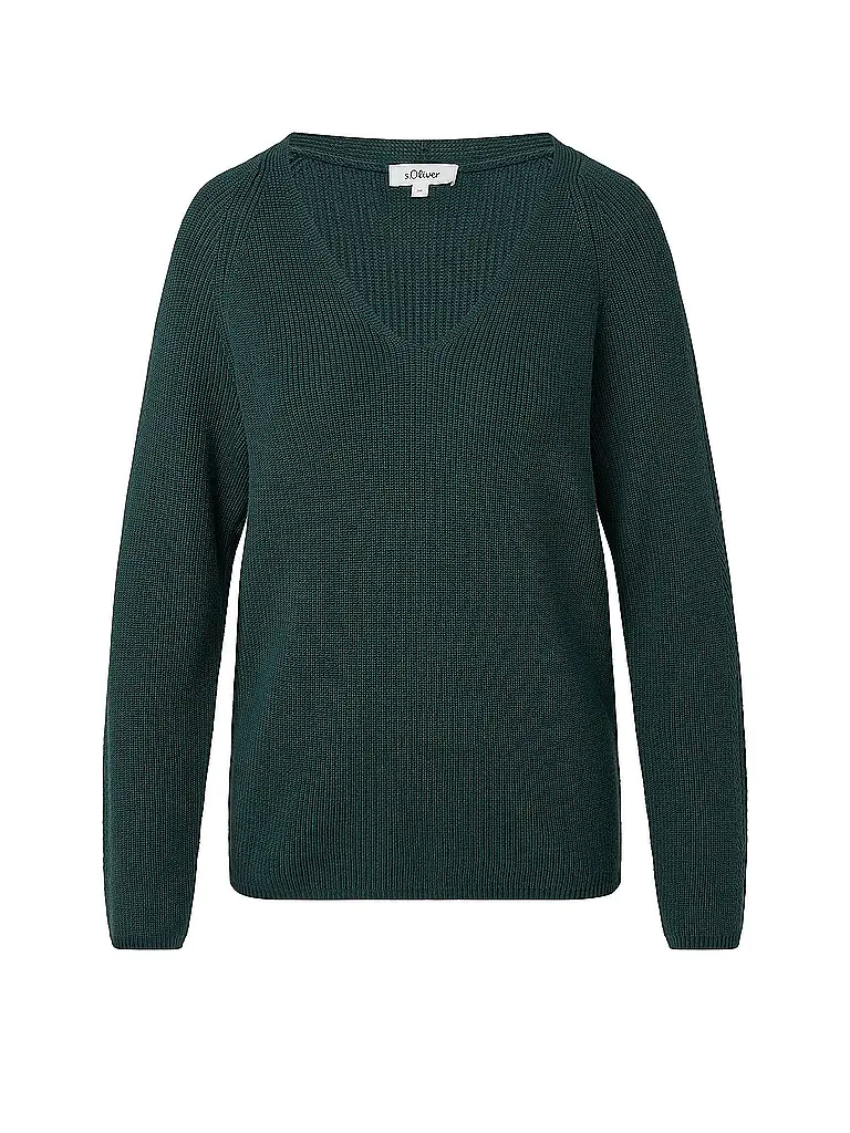S.OLIVER | Pullover | Verde scuro