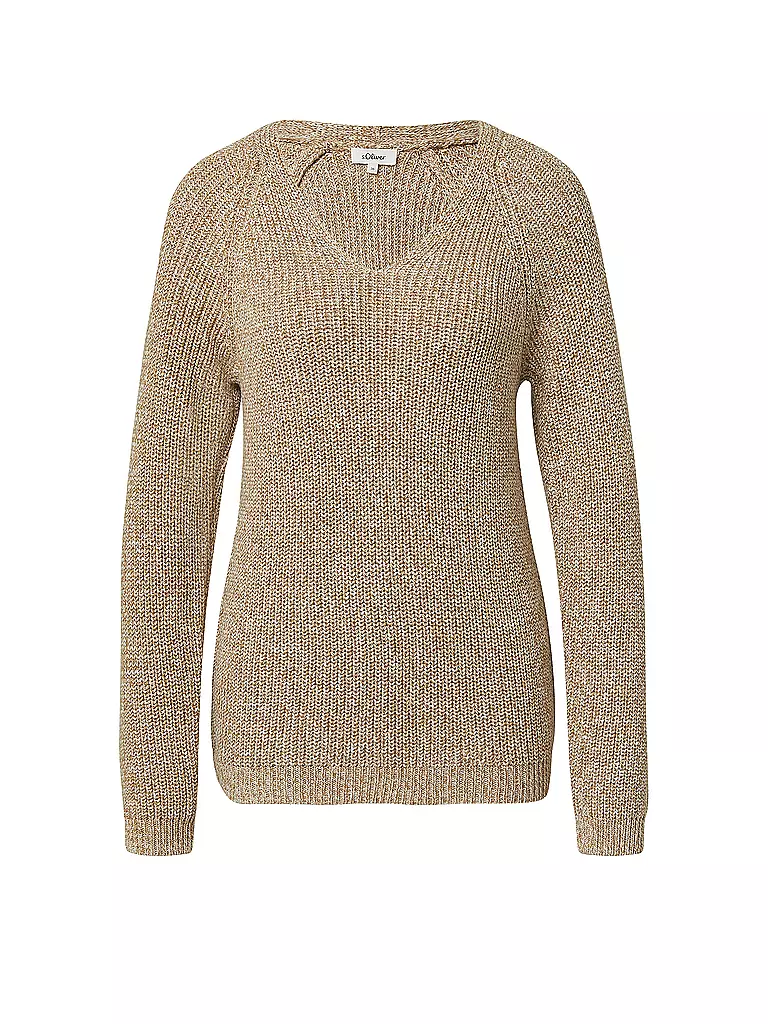 S.OLIVER | Pullover | Marrone chiaro