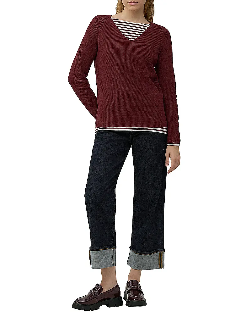 S.OLIVER | Pullover | Rosso scuro