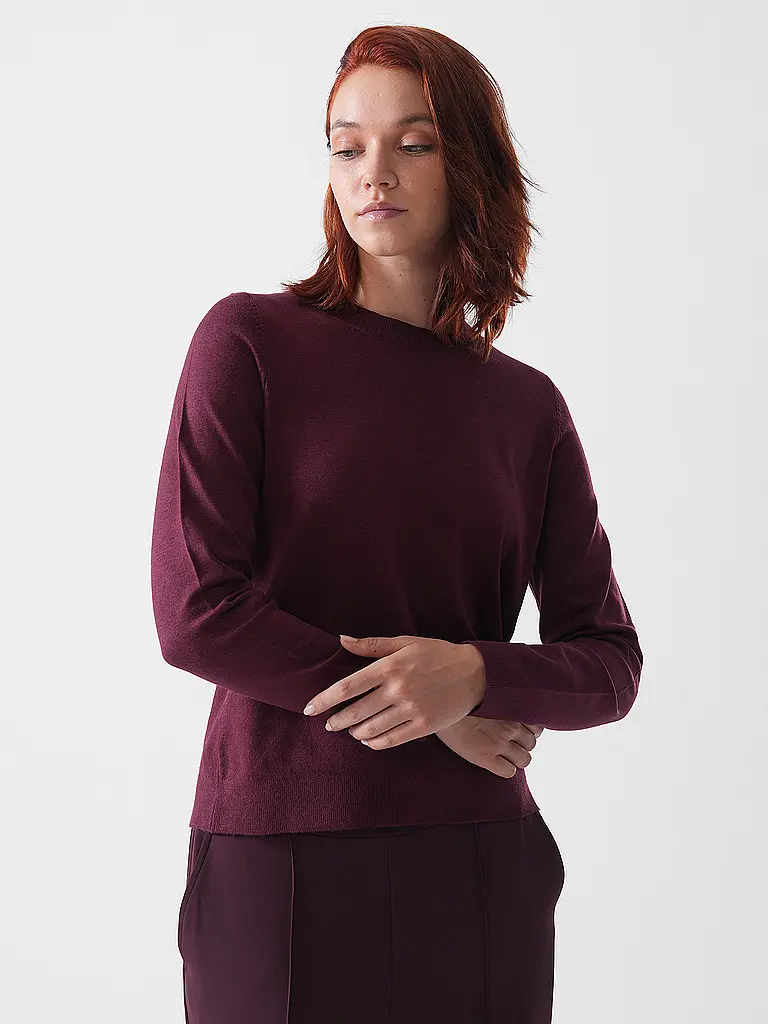 S.OLIVER | Pullover | Rosso scuro