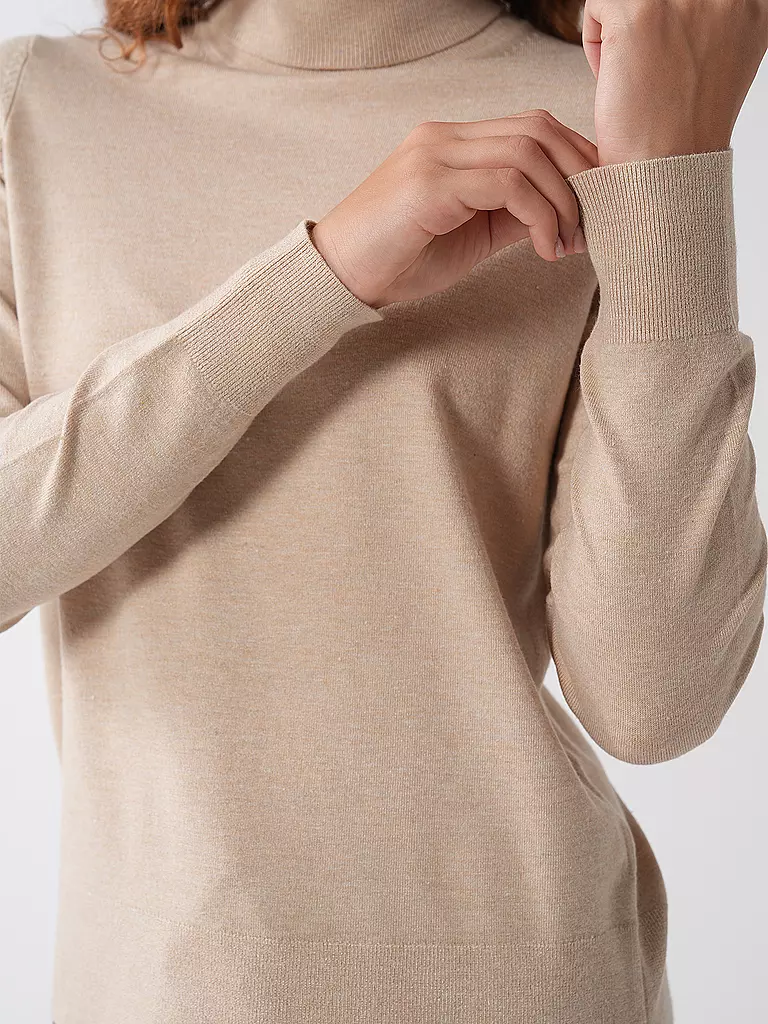 S.OLIVER | Rollkragenpullover  | Beige