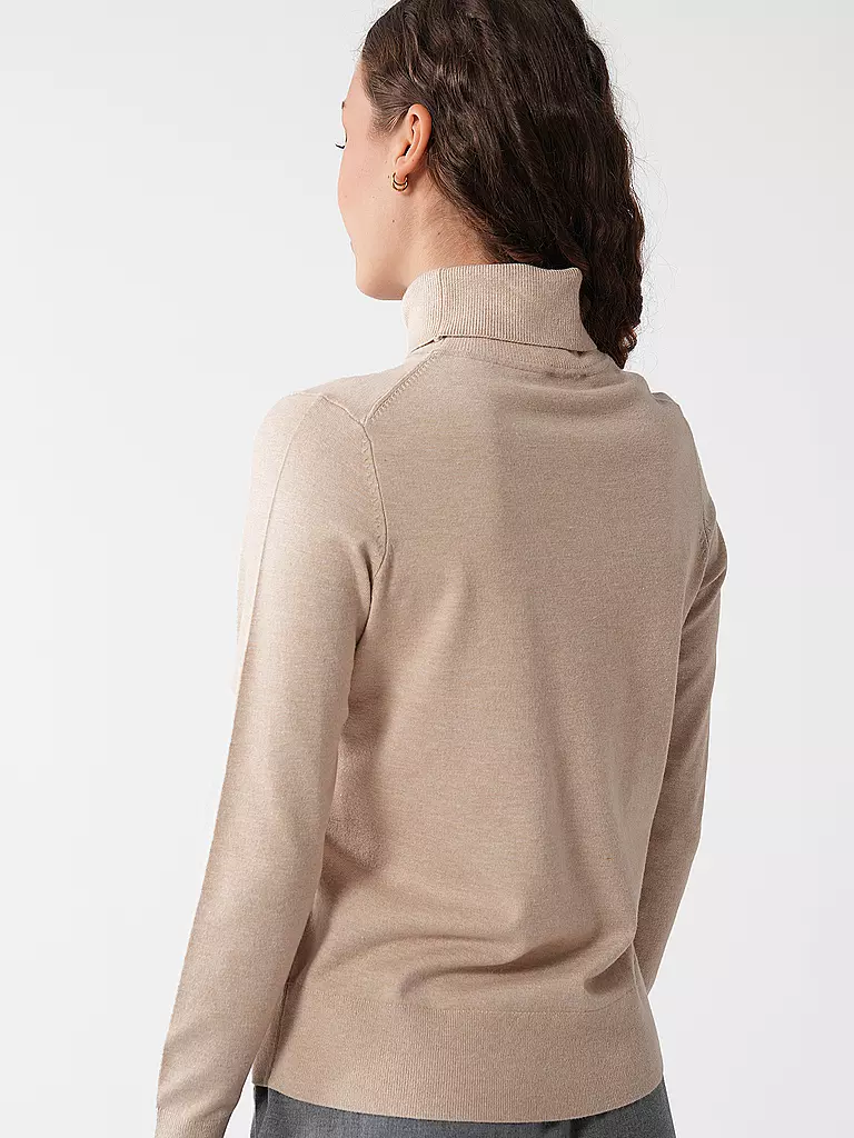 S.OLIVER | Rollkragenpullover  | Beige
