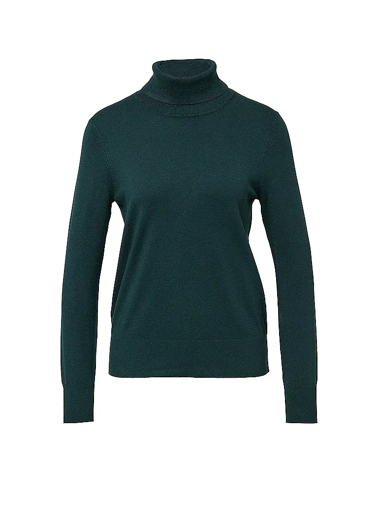 S.OLIVER | Rollkragenpullover | Verde scuro