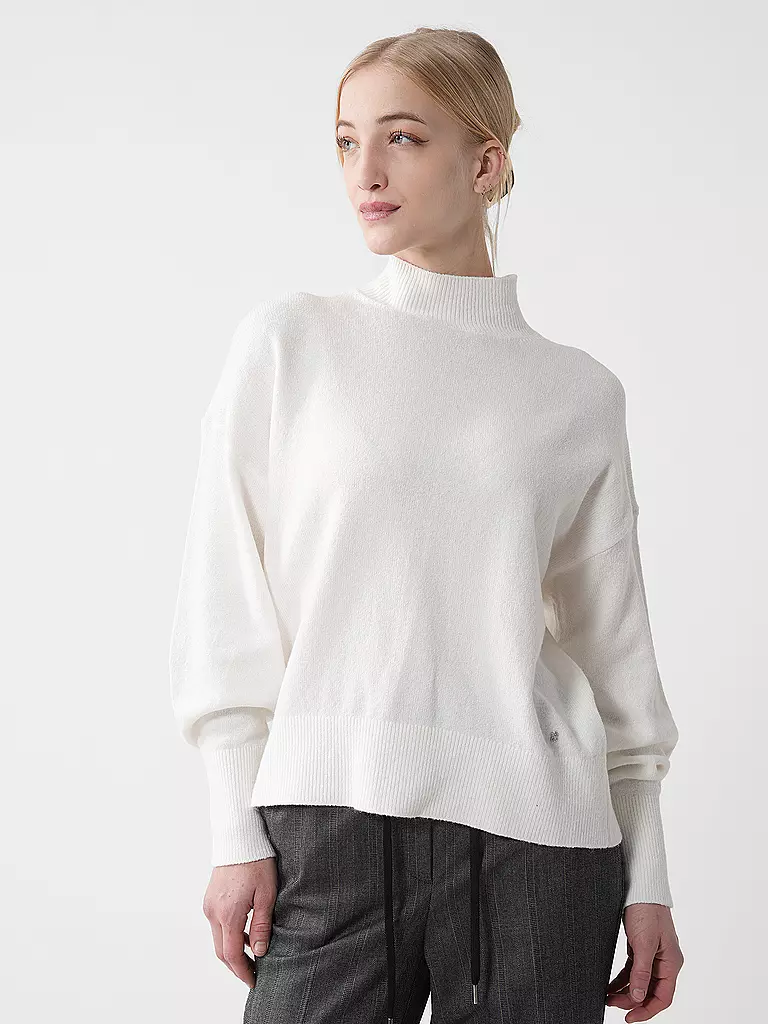 S.OLIVER | Rollkragenpullover | Bianco