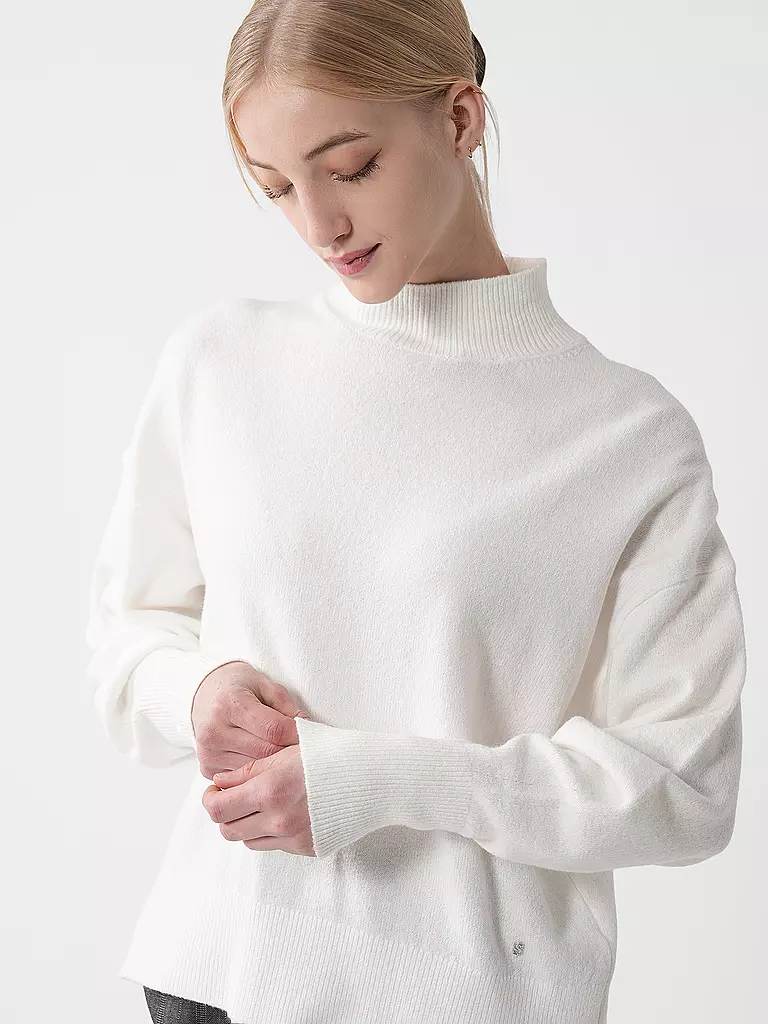 S.OLIVER | Rollkragenpullover | Bianco