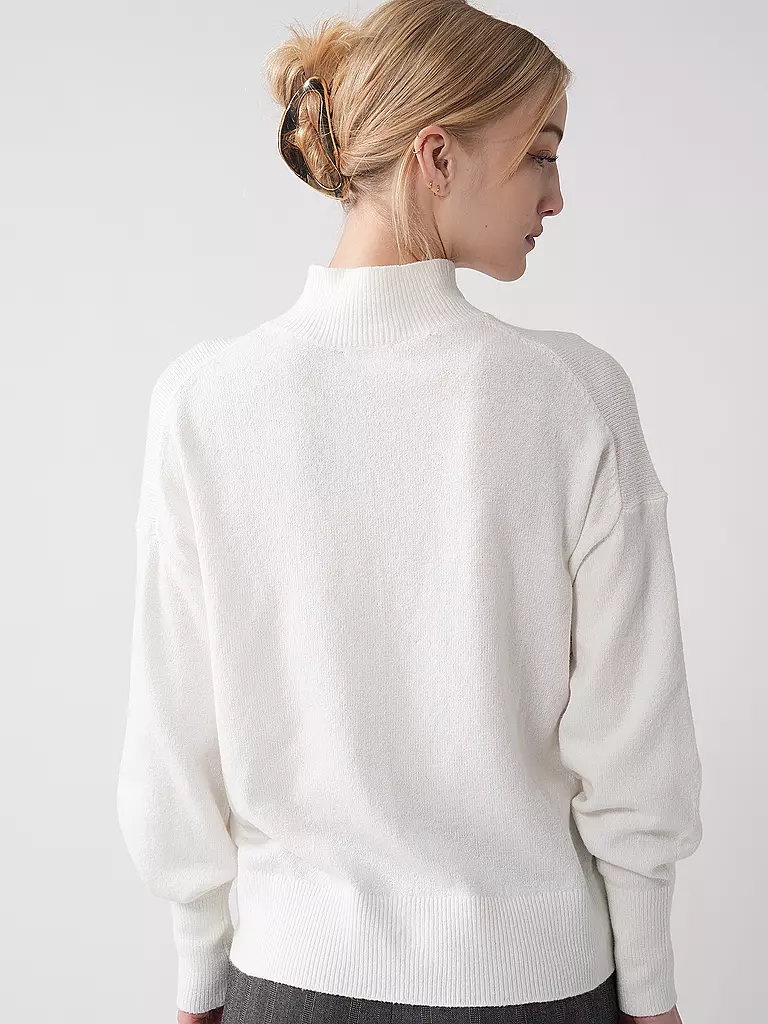 S.OLIVER | Rollkragenpullover | Bianco