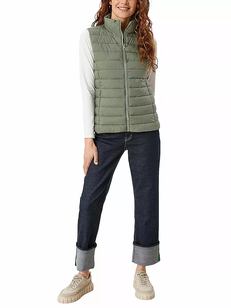 S.OLIVER | Steppgilet | Oliva