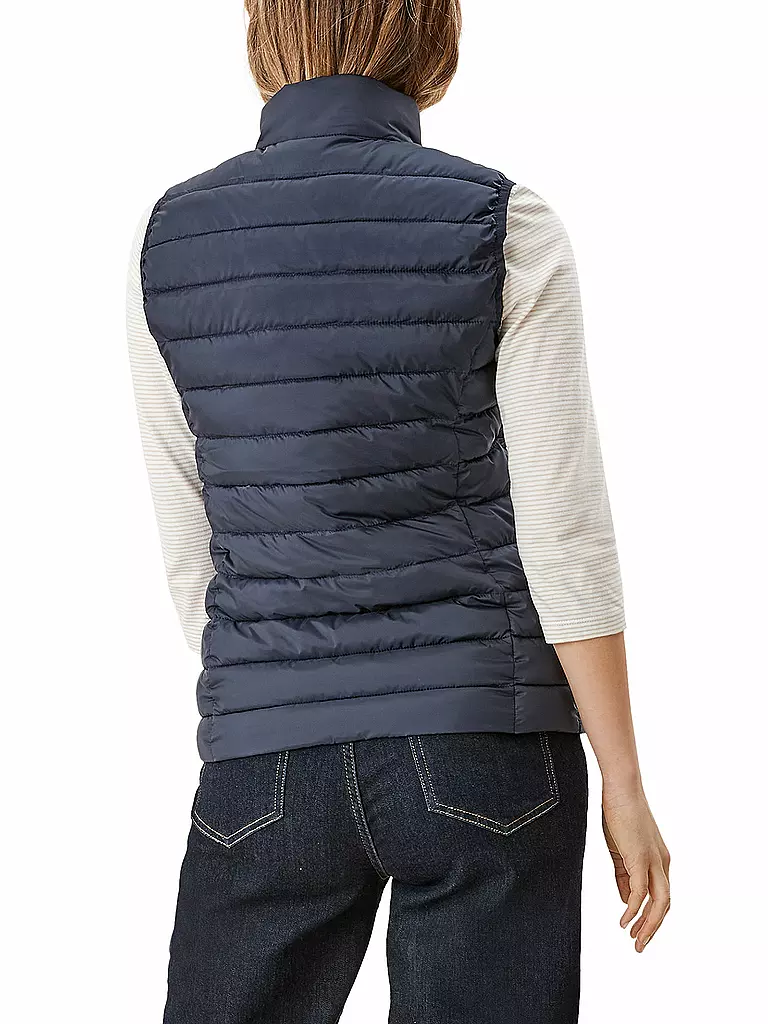 S.OLIVER | Steppgilet | Blu scuro