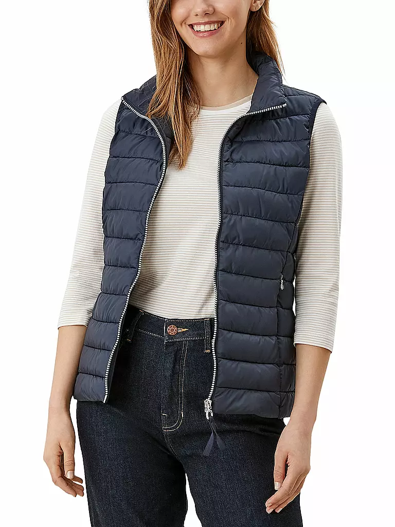 S.OLIVER | Steppgilet | Blu scuro