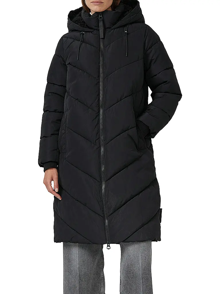 S.OLIVER | Steppmantel | Nero