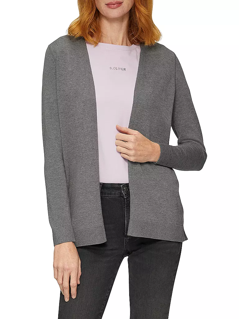 S.OLIVER | Strickjacke  | Grigio