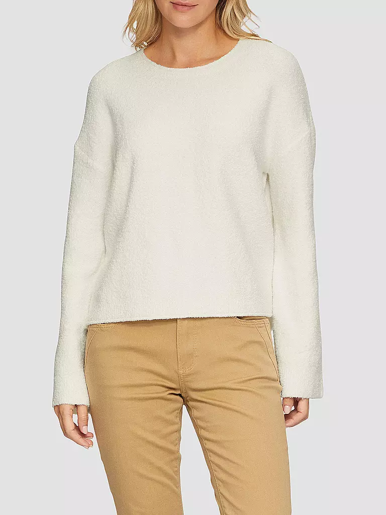 S.OLIVER | Strickpullover | Bianco