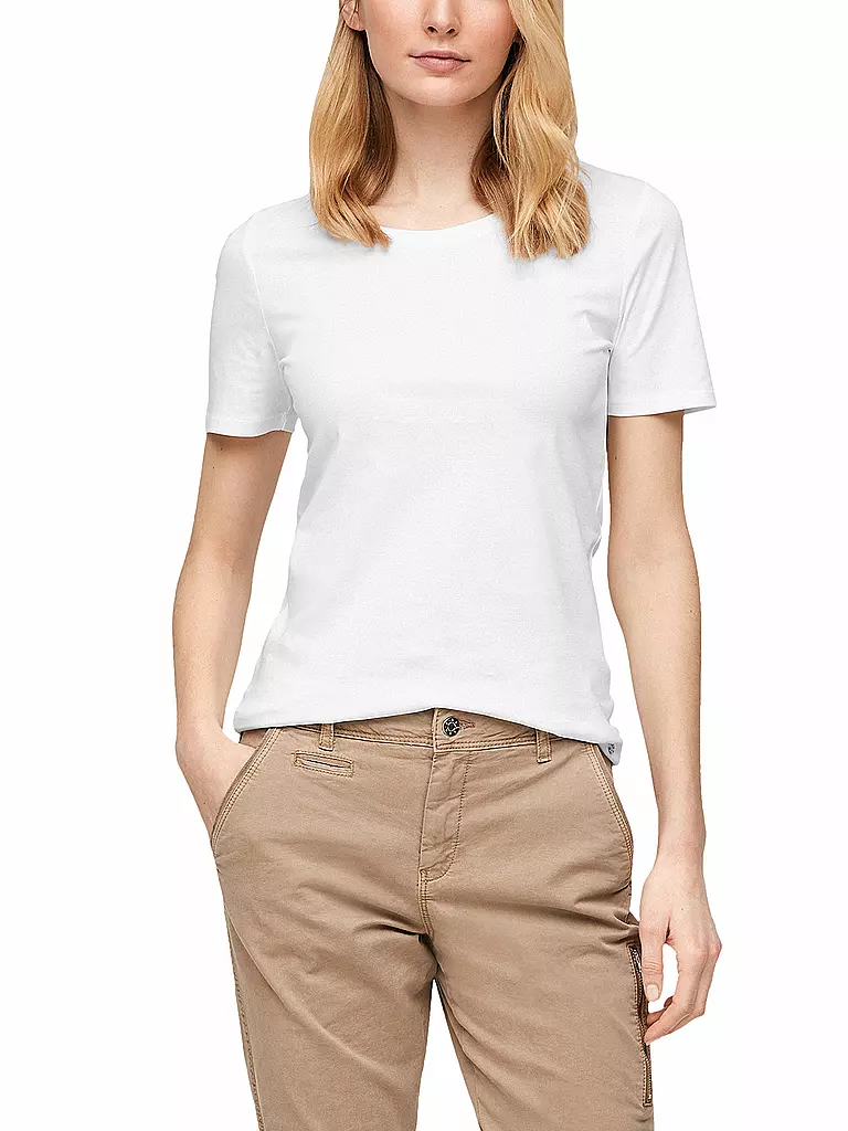 S.OLIVER | T-Shirt  | Bianco