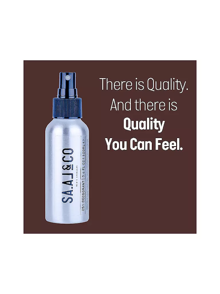 SA.AL&CO | 051 Deodorante Spray Naturale 100ml | Senza colore
