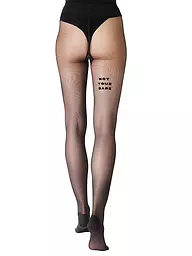 SAINT SASS | Strumpfhose NOT YOUR BABE 40 schwarz | Nero