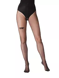 SAINT SASS | Strumpfhose TROUBLEMAKER 40 schwarz | Nero