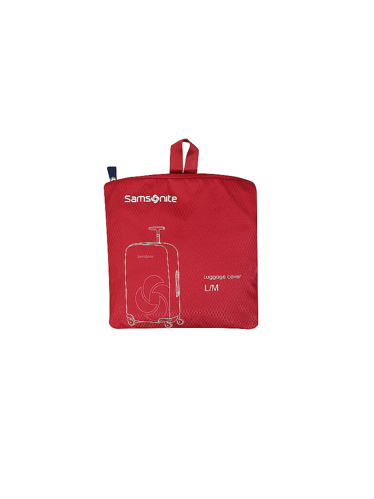 Copertura per valigia M/L rossa rosso