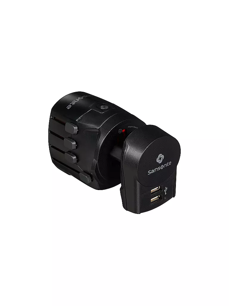 SAMSONITE | Adattatore universale a 3 poli | Nero