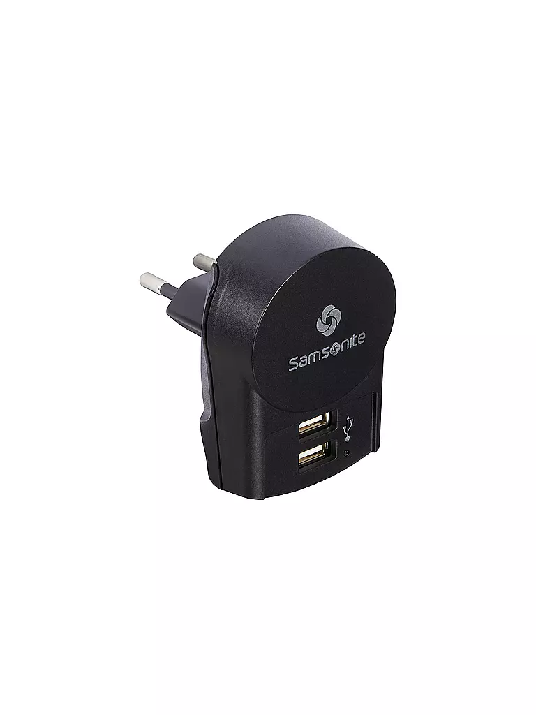 SAMSONITE | Adattatore universale a 3 poli | Nero