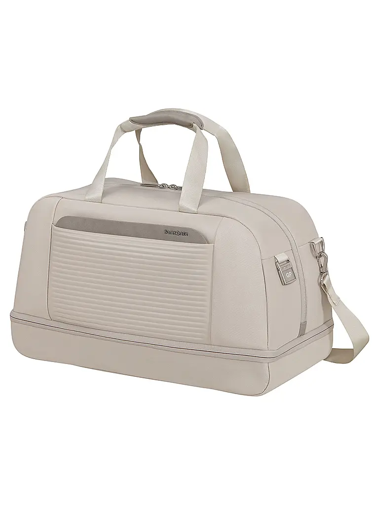 SAMSONITE | Borsa da viaggio - Weekender PARALUX 49 cm Stone Grey | Crema