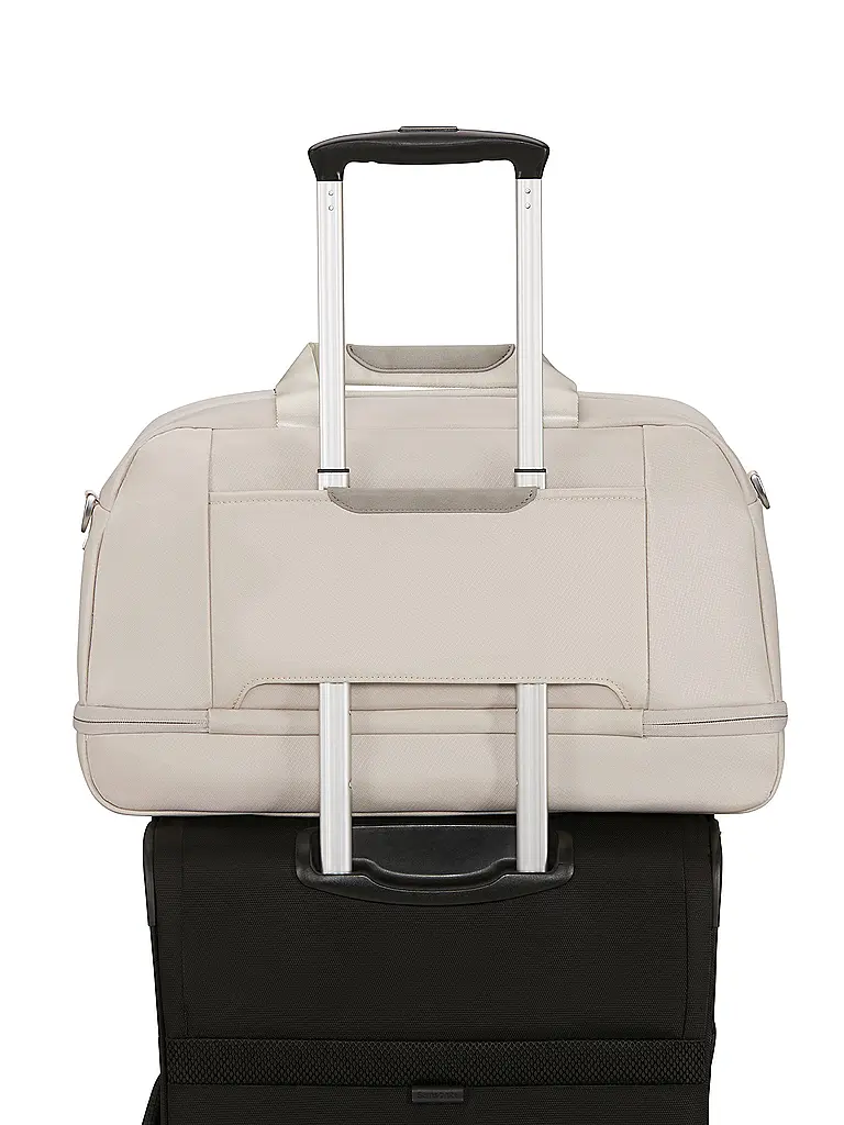 SAMSONITE | Borsa da viaggio - Weekender PARALUX 49 cm Stone Grey | Crema