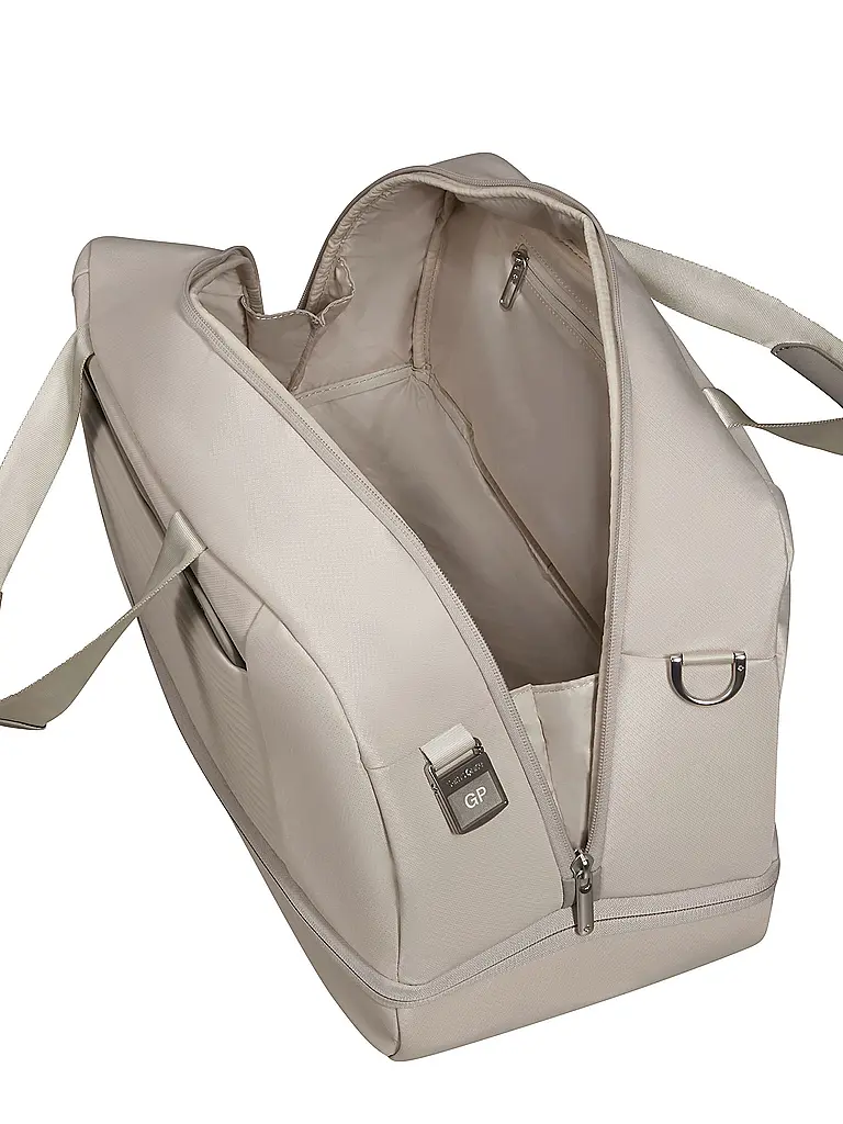 SAMSONITE | Borsa da viaggio - Weekender PARALUX 49 cm Stone Grey | Crema