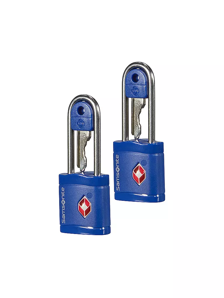 SAMSONITE | Lucchetto KEY LOOK TSA confezione da 2 | Blu