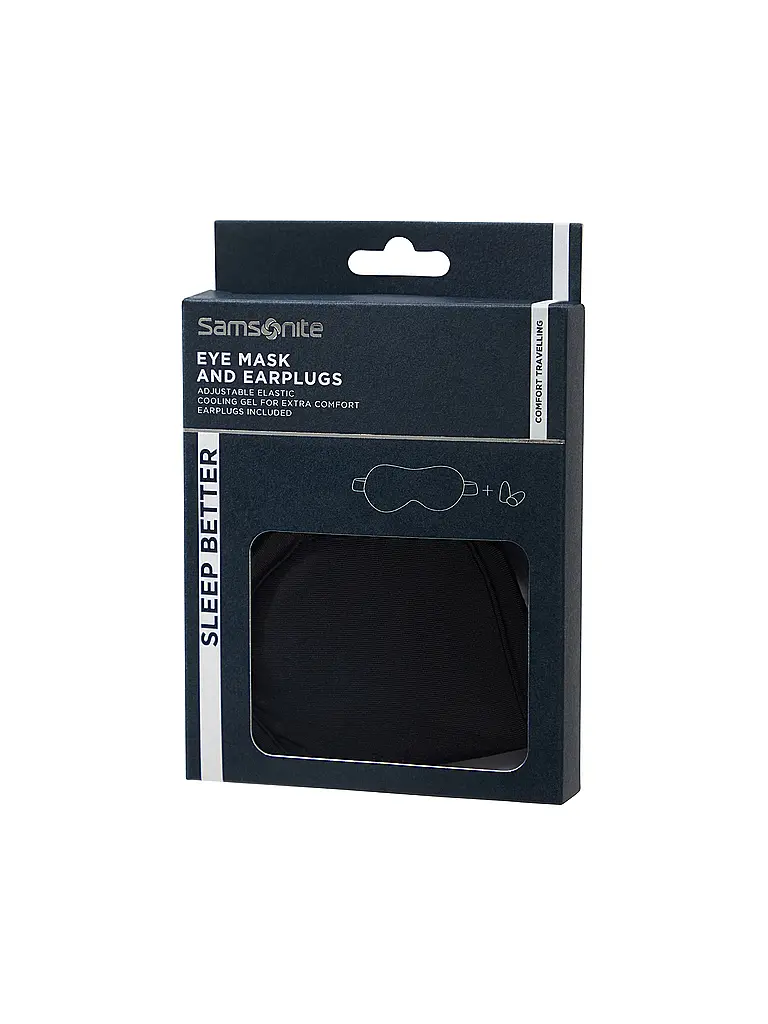 SAMSONITE | Mascherina per dormire con tappi per le orecchie TA REVOLUTION nero |