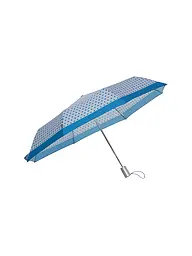 SAMSONITE | Alu Drop S - Ombrello a pois gialli | Blu chiaro