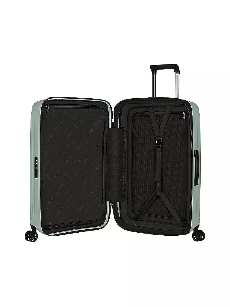 SAMSONITE | Trolley  NUON SPINNER 69cm erweiterbar metallic minera | Grigio chiaro