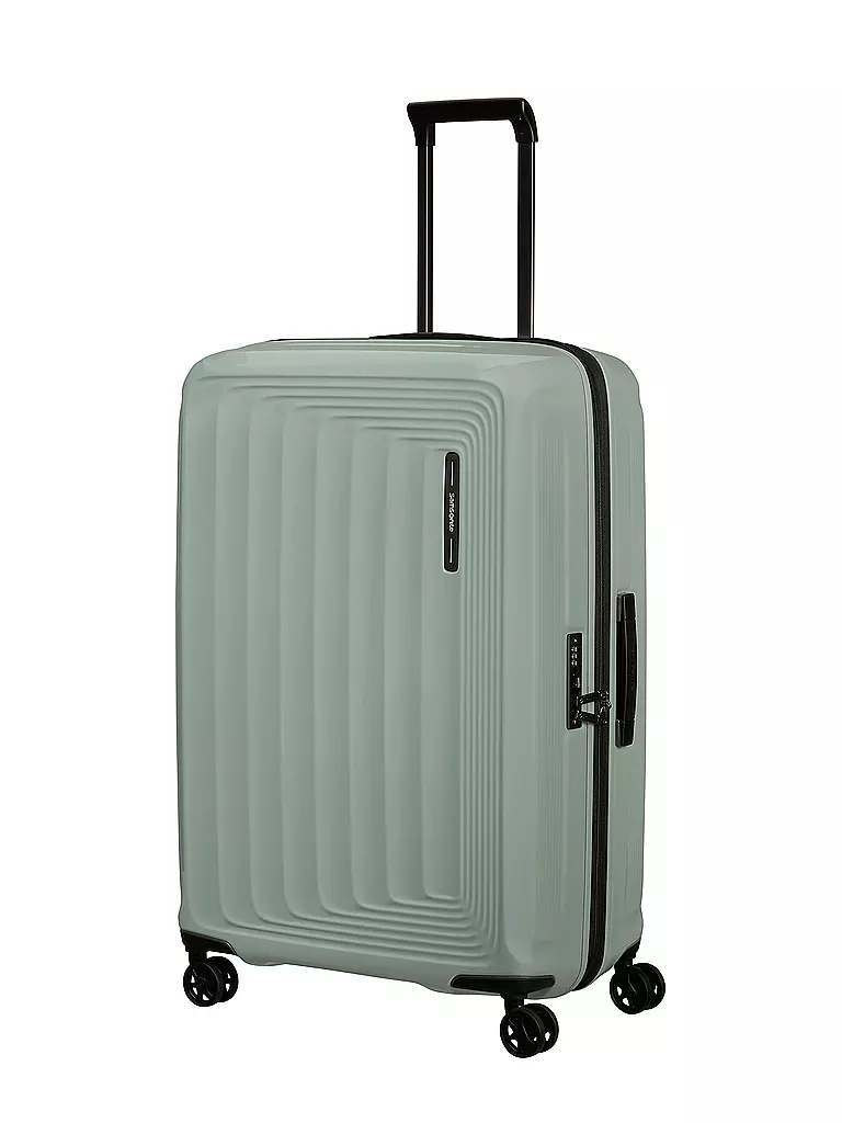 SAMSONITE | Trolley  NUON SPINNER 75cm erweiterbar metallic minera | Grigio chiaro