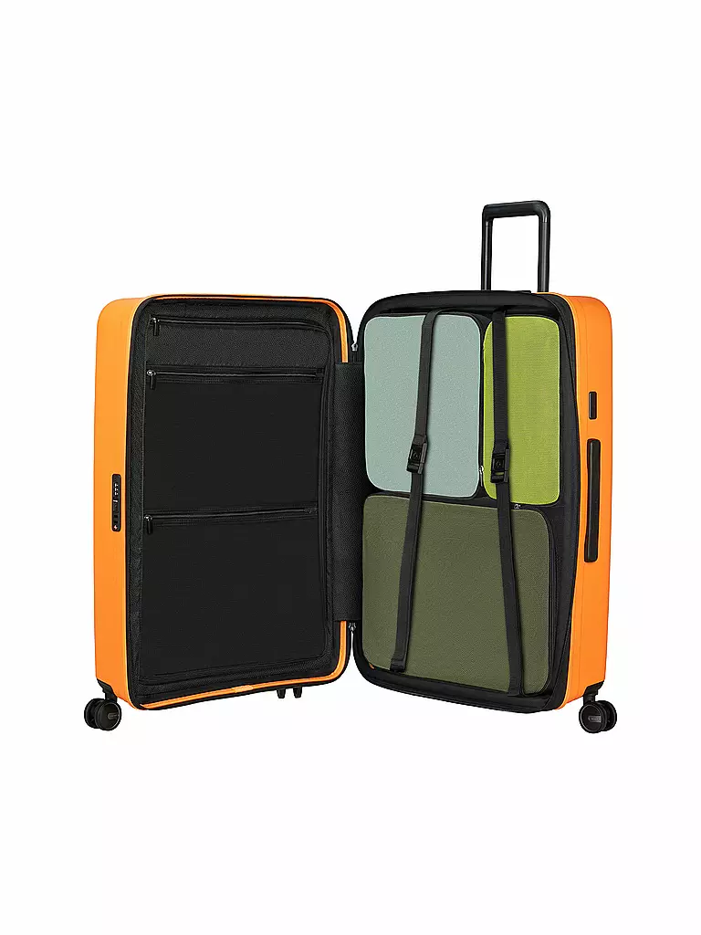 SAMSONITE | Trolley  RESTACKD SPINNER 75cm erweiterbar papaya | Arancione