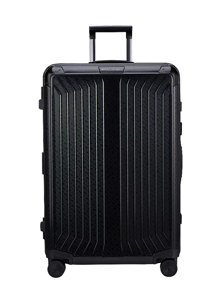SAMSONITE | Trolley BOSS SPINNER 76cm graphite monogram | Nero