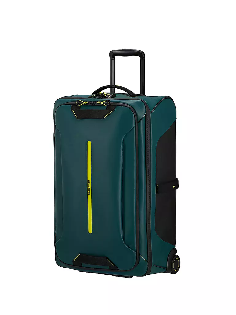 SAMSONITE | Trolley con ruote Ecodiver 67cm Dark Teal/Lime | Petrolio