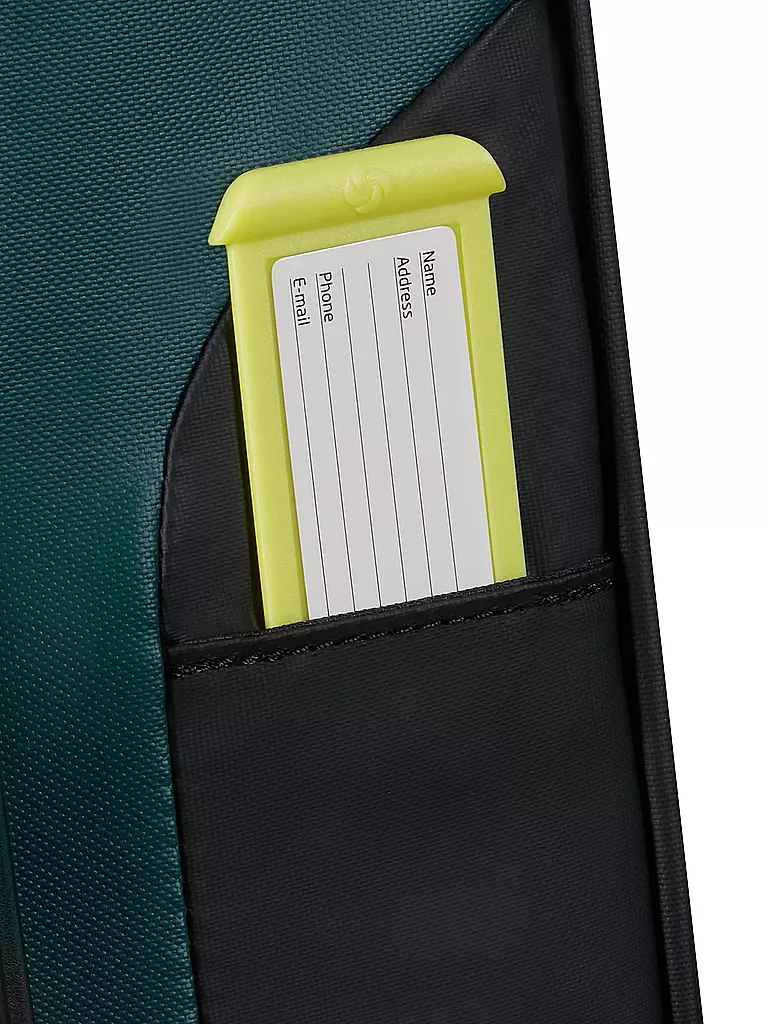 SAMSONITE | Trolley con ruote Ecodiver 67cm Dark Teal/Lime | Petrolio