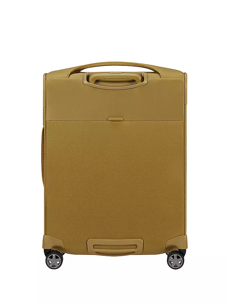 SAMSONITE | Trolley D'LITE SPINNER 55cm espandibile giallo senape | 